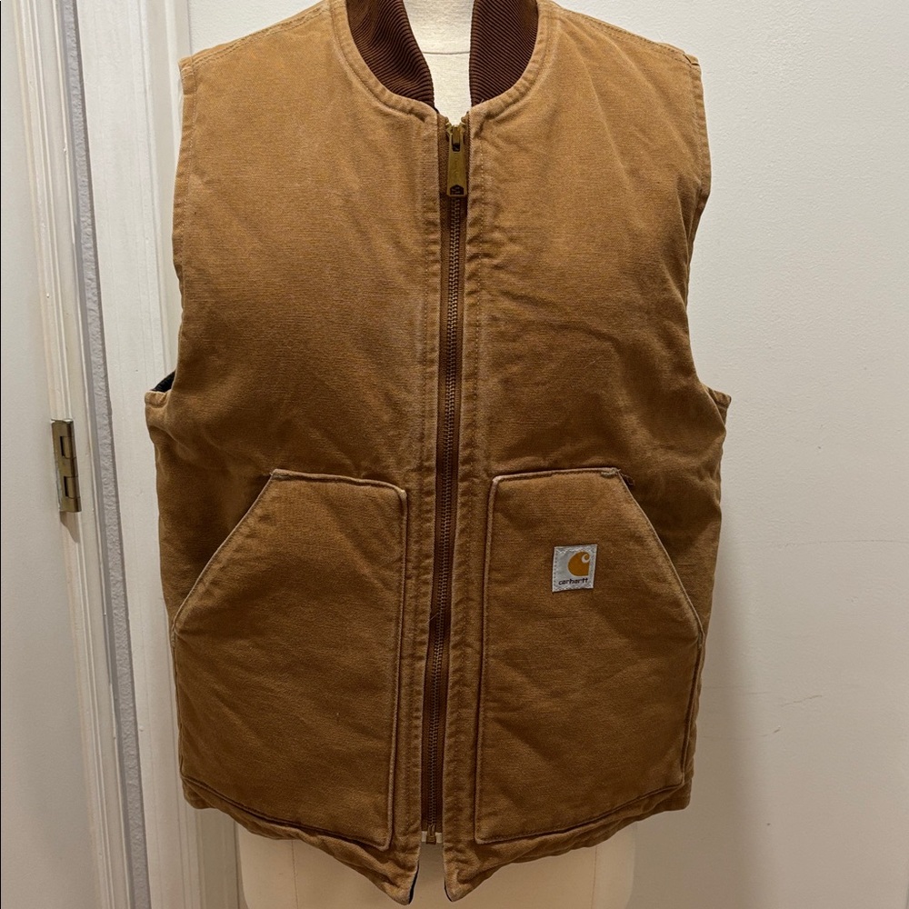 Vintage Carhartt Tan Work Vest